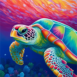 Schildkröte 5d Diy Diamond Painting Diamant Malerei Set MJ1978