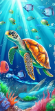 Schildkröte 5d Diy Diamond Painting Diamant Malerei Set MJ1982