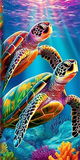 Schildkröte 5d Diy Diamond Painting Diamant Malerei Set MJ1983