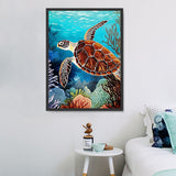 Schildkröte 5d Diy Diamond Painting Diamant Malerei Set MJ1989