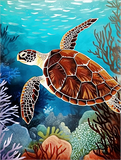 Schildkröte 5d Diy Diamond Painting Diamant Malerei Set MJ1989