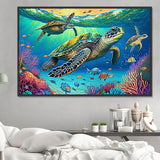 Schildkröte 5d Diy Diamond Painting Diamant Malerei Set MJ1992