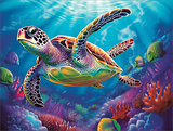 Schildkröte 5d Diy Diamond Painting Diamant Malerei Set MJ1998