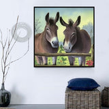 Esel 5d Diy Diamond Painting Diamant Malerei Set MJ2003
