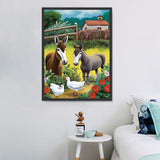 Esel 5d Diy Diamond Painting Diamant Malerei Set MJ2024