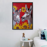 Esel 5d Diy Diamond Painting Diamant Malerei Set MJ2027