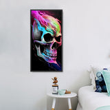 Schädel 5d Diy Diamond Painting Diamant Malerei Set MJ2040