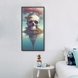 Schädel 5d Diy Diamond Painting Diamant Malerei Set MJ2045
