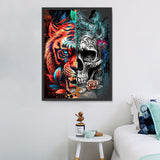 Schädel 5d Diy Diamond Painting Diamant Malerei Set MJ2051