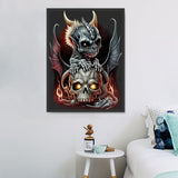 Schädel 5d Diy Diamond Painting Diamant Malerei Set MJ2052