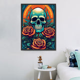 Schädel 5d Diy Diamond Painting Diamant Malerei Set MJ2063