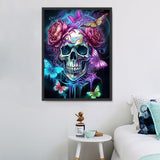 Schädel 5d Diy Diamond Painting Diamant Malerei Set MJ2066