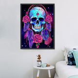 Schädel 5d Diy Diamond Painting Diamant Malerei Set MJ2068