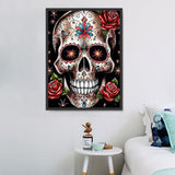 Schädel 5d Diy Diamond Painting Diamant Malerei Set MJ2069