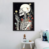 Schädel 5d Diy Diamond Painting Diamant Malerei Set MJ2077