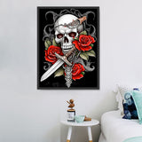 Schädel 5d Diy Diamond Painting Diamant Malerei Set MJ2081