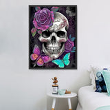 Schädel 5d Diy Diamond Painting Diamant Malerei Set MJ2083
