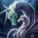 Drachen 5d Diy Diamond Painting Diamant Malerei Set MJ2095