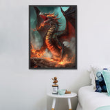 Drachen 5d Diy Diamond Painting Diamant Malerei Set MJ2109