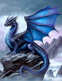 Drachen 5d Diy Diamond Painting Diamant Malerei Set MJ2112