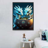 Drachen 5d Diy Diamond Painting Diamant Malerei Set MJ2117