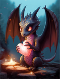 Drachen 5d Diy Diamond Painting Diamant Malerei Set MJ2121