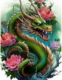 Drachen 5d Diy Diamond Painting Diamant Malerei Set MJ2123