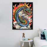 Drachen 5d Diy Diamond Painting Diamant Malerei Set MJ2127