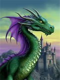 Drachen 5d Diy Diamond Painting Diamant Malerei Set MJ2128