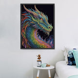 Drachen 5d Diy Diamond Painting Diamant Malerei Set MJ2129