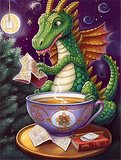 Drachen 5d Diy Diamond Painting Diamant Malerei Set MJ2134