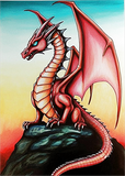 Drachen 5d Diy Diamond Painting Diamant Malerei Set MJ2137