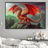 Drachen 5d Diy Diamond Painting Diamant Malerei Set MJ2153