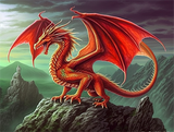 Drachen 5d Diy Diamond Painting Diamant Malerei Set MJ2153
