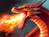Drachen 5d Diy Diamond Painting Diamant Malerei Set MJ2154