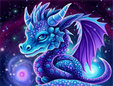 Drachen 5d Diy Diamond Painting Diamant Malerei Set MJ2157