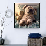 Hund 5d Diy Diamond Painting Diamant Malerei Set MJ9004
