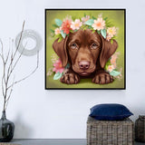 Hund 5d Diy Diamond Painting Diamant Malerei Set MJ9010