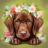 Hund 5d Diy Diamond Painting Diamant Malerei Set MJ9010