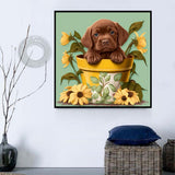 Hund 5d Diy Diamond Painting Diamant Malerei Set MJ9011