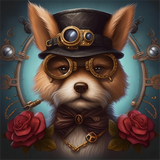 Hund 5d Diy Diamond Painting Diamant Malerei Set MJ9034