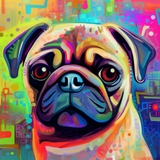Hund 5d Diy Diamond Painting Diamant Malerei Set MJ9036