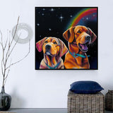 Hund 5d Diy Diamond Painting Diamant Malerei Set MJ9040