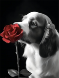 Hund 5d Diy Diamond Painting Diamant Malerei Set MJ9068
