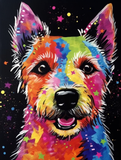 Hund 5d Diy Diamond Painting Diamant Malerei Set MJ9069