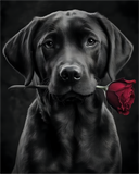 Hund 5d Diy Diamond Painting Diamant Malerei Set MJ9071