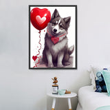 Hund 5d Diy Diamond Painting Diamant Malerei Set MJ9084