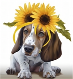 Hund 5d Diy Diamond Painting Diamant Malerei Set MJ9090