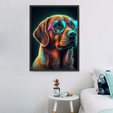 Hund 5d Diy Diamond Painting Diamant Malerei Set MJ9094