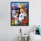 Hund 5d Diy Diamond Painting Diamant Malerei Set MJ9095